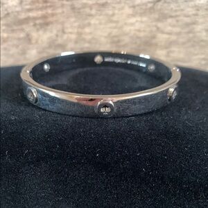 Kate Spade silver bracelet with spade detail